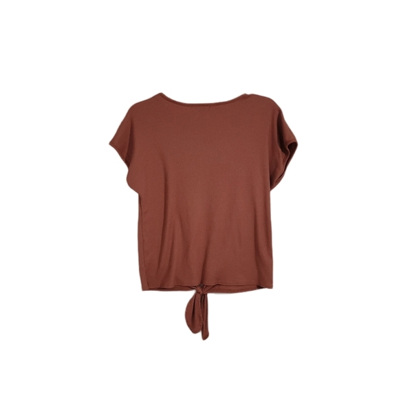 Wilde Women's Size M Tie-Knot Cap Sleeve Pullover Top - Picture 2 of 5